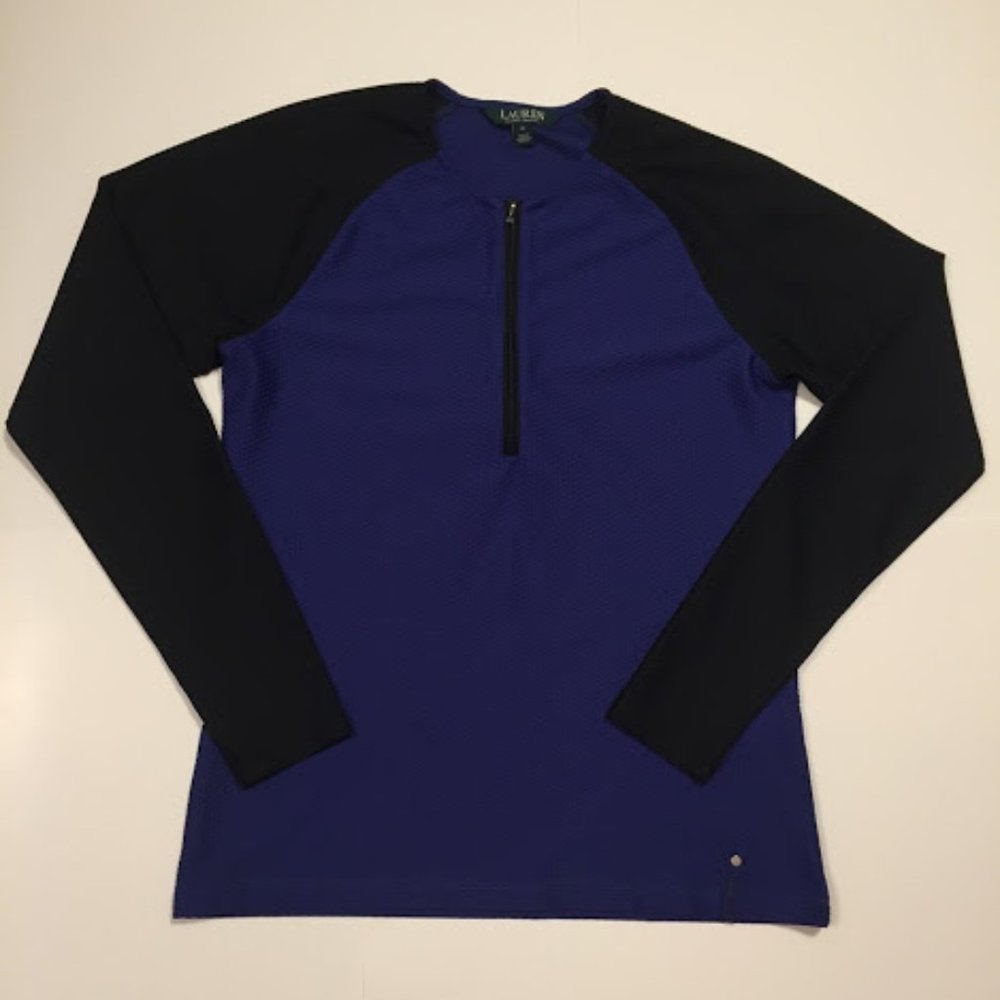 Ralph Lauren Waffle Knit Shirt Women's Size Medium